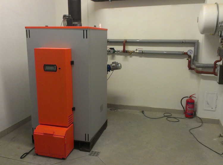 Kotel na štěpku 80 kW
