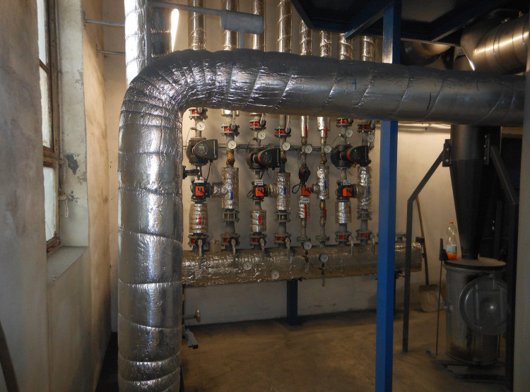Rozdělovač topných okruhů 800 kW